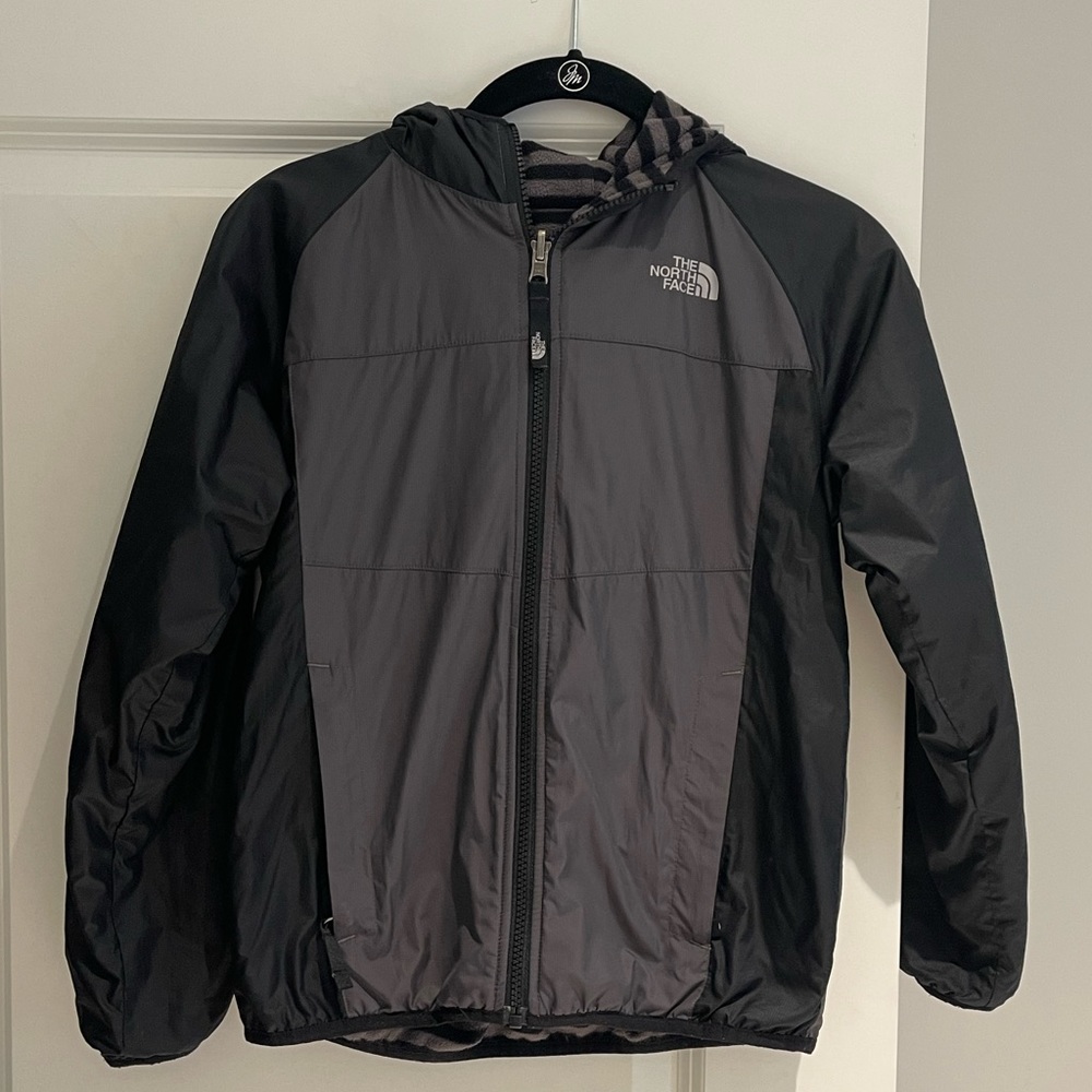 Boys North Face coat. Reversible. Size 8